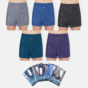 [제임스딘]제임스딘 남자면팬티 순면트렁크팬티 사각 인밴드 5매 세트