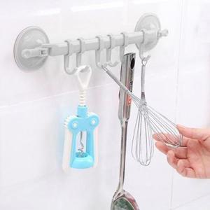 [JHQQSO8V_4B]욕실걸이 주방걸이 6단후크걸이 후크걸이