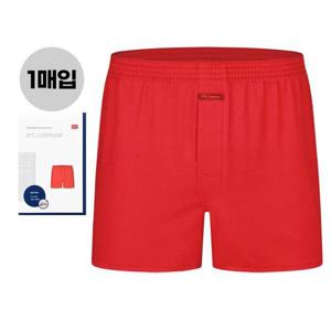 [BYC]BYC 남성 사각팬티 빨간팬티 트렁크팬티 순면 60수 인밴드 행운 남사각