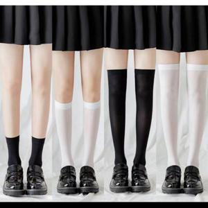 시스루 니삭스 여름 반스타킹 장화 레인부츠 양말 (WFDDA1E)