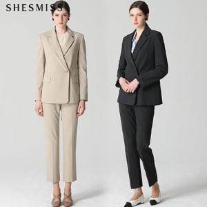 [쉬즈미스]2SET 더블버튼 재킷+스트레이트 팬츠 2종세트 (택가격：506000원)