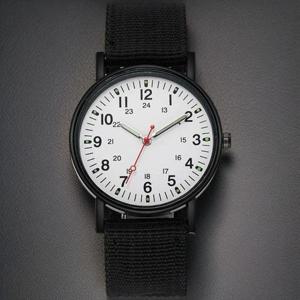 [셀러허브_여성트랜드패션]슬림 나토 저소음 손목 시계 학생 시험