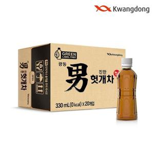 갤러리아_광동 男 진한 헛개차 무라벨 330ml x 20pet