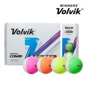 갤러리아_볼빅 크리스탈 콤비 골프공 12구 3피스