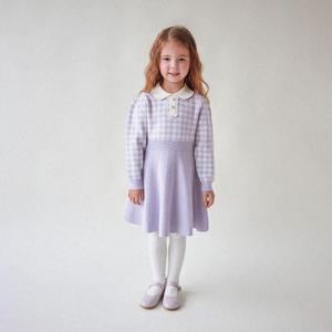 [월튼키즈]엘리체크니트원피스