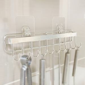 올지 무타공 스텐 조리도구걸이 10구 35cm 스텐304 국자 조리기구 주방