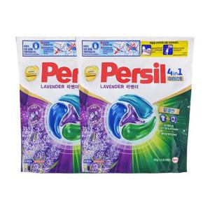 [유한락스]퍼실 디스크 라벤더 세탁 캡슐세제 파우치 26개입 x2