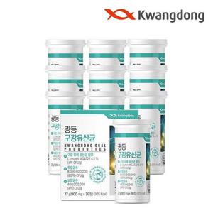 갤러리아_광동 특허받은 구강유산균 30정 10박스