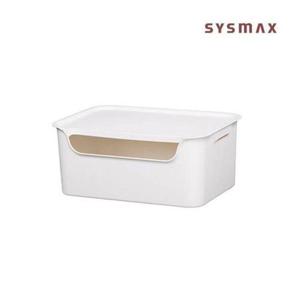 아이보리리빙박스 A EL 리빙박스 중-아이보리 2P 정리박스 공간박스