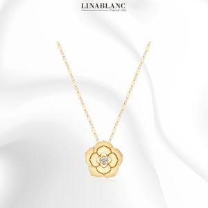 [리나블랑] 18K 까멜리안 목걸이