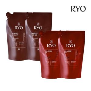 려 흑운 볼륨&모근강화 샴푸/ 함빛 극손상&영양 샴푸 400ml 리필팩 2입