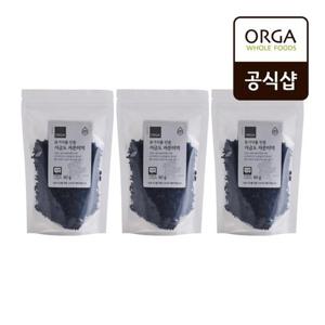 [올가] ORGA 친환경 자른미역 80g x 3개