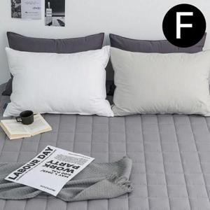 매트리스커버 샤이니 40수 순면 누빔 패밀리 F 그레이