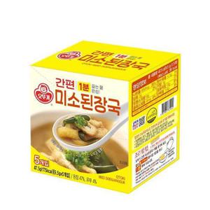 오뚜기 간편 미소된장국 47.5g  블럭국 즉석