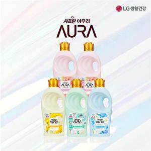 [아우라] [아우라] 샤프란 아우라 섬유유연제1Lx5개