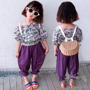 [로라네]여름 상하복 아동 바지세트 등원룩