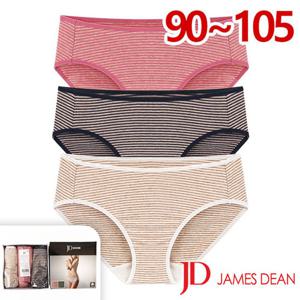 [제임스딘]면스판 스트라이프삼각팬티3매입(JHWPSZ01)90-105