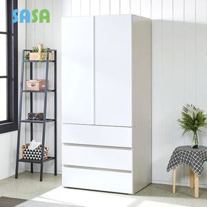 사사가구 레이즈 행거 서랍옷장 800