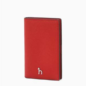 갤러리아_[헤지스ACC ] HIHO5F134R2 레드 퍼피로고 플랫 카드지갑
