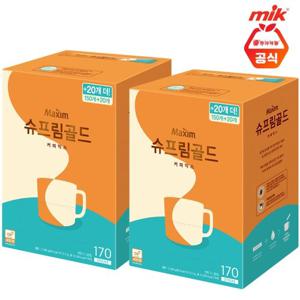 동서 맥심 슈프림골드커피믹스 150T+20T x 2개