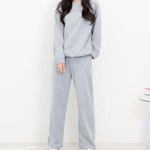 [오노마] ONM 여자 베이직 맨투맨 와이드 일자 상하 트레이닝 세트