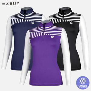 이지바이 베스트샷 여성 봄 여름용 기능성 냉감 집업 티셔츠(SS42LT034W)등산 아웃도어 쿨 티셔츠