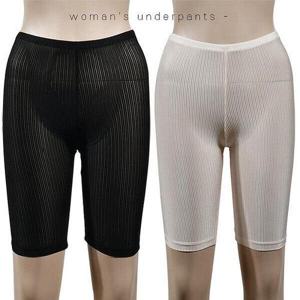 [뵈뵈][뵈뵈] 인견 시스루 세로골지 5부 속바지 (P001437349)