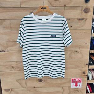 [지프]남여공용 클래식 보더 반팔티 JP2TSU111GN_DJ