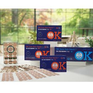 OK동전 통증패치 90매x3팩+OK동전 관절패치18매x1팩+리필팩60매