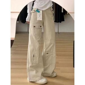 [에이시크]세미 플레어 데님 카고 와이드 팬츠 C25APT158