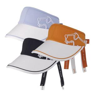 [힐크릭]여성골프모자 배색리본바이저_SC