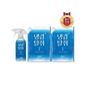 [샤프란]아우라 냉감탈취 섬유 스프레이 400ml+아우라 냉감탈취 섬유스프레이 리필330mlx2개