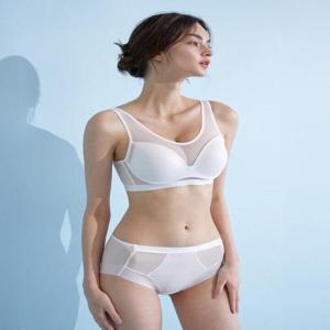 [저스트마이사이즈][시크릿세일]퓨어 컴포트액티브 브라팬티 2종세트 액티브 화이트