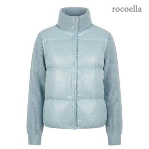 [로코엘라] 바이엘 경량 구스 여성 니트 집업