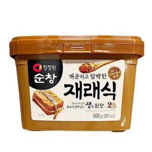 [청정원] 순창 재래식생된장 500g x 1개 44793-1