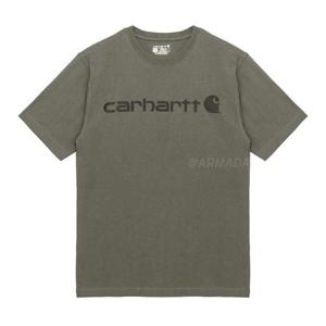 [칼하트]칼하트 로고 반팔티셔츠 K195 더스티올리브-DOV
