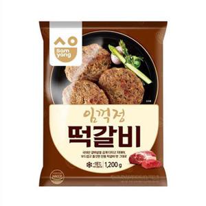 MZ_(냉동)삼양 모닝하임 임꺽정떡갈비1.2kg