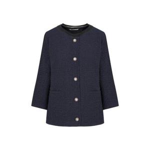 [올리비아하슬러]크로커다일레이디 메쉬 시보리 쭈글이 가디건_CLEMTS103