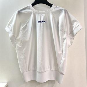 [파사디골프]변형 절개 라운드넥 티셔츠 화이트 여성 P25MTP153M