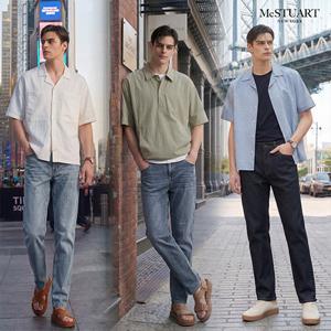 [맥스튜어트뉴욕] 남성 씬 에어라이트 데님 3종
