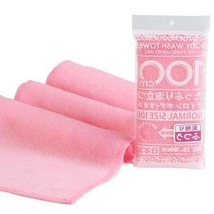 저자극 각질제거 미디엄 핑크 바디 일본 요코즈나 타올 샤워