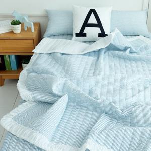 시어서커 심플 누빔 여름이불+침대패드+베개커버 슈퍼싱글(S/SS) 침구세트