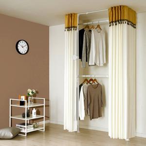 [왕자행거] 뉴드레스룸 2폴(밀폐기본형) 행거(논시스루커튼)