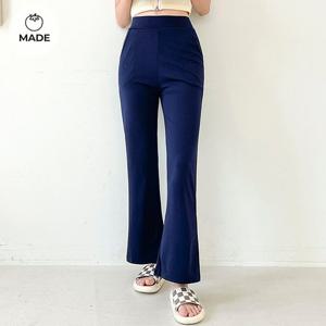 세상편한 썸머 롱부츠컷 스판 밴딩팬츠(2color)