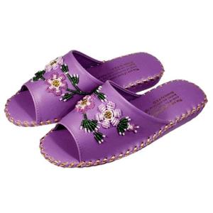 아사 봉합 구슬 실내화 보라 거실화 예쁜거실화 가정