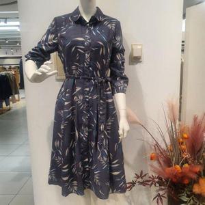 갤러리아_안지크(22F/W)간절기원피스 나뭇잎프린트원피스(AG3OP5100)