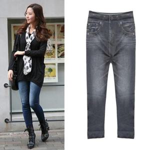 [VY] 여자 엠보 워싱 편한 진 패션 프린팅 레깅스