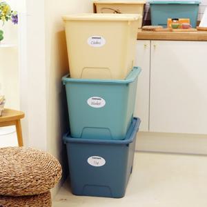 컴포즈 대형 리빙박스 72L 2개 대용량 옷 수납 정리함 (+네임텍증정)