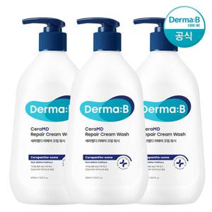 더마비 세라엠디 리페어 크림 워시 400ml 1+1+1 (+바디워시30ml)