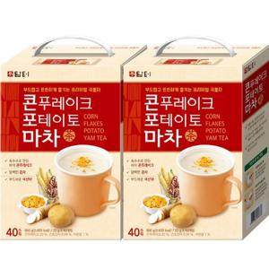 담터 콘푸레이크 포테이토마차 40T x 2개